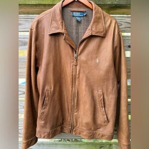 Ralph Lauren Brown Leather Jacket